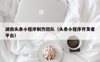 宜春湖南头条小程序制作团队（头条小程序开发者平台）